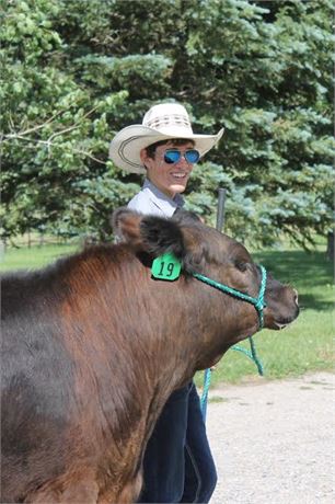 Asa Jassen of Tiger Butte 4-H Club