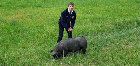 Rod Zentner of Clark's Fork FFA